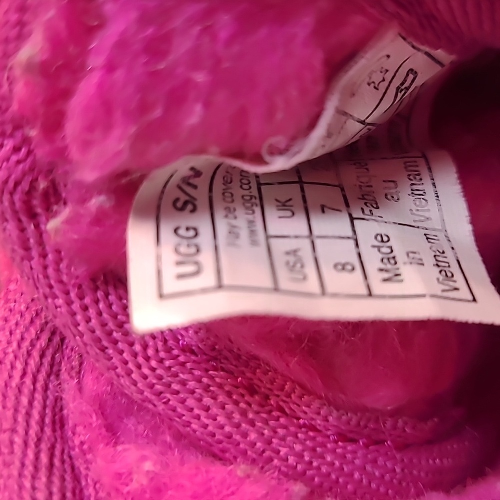 UGG Kids Neumel II Chukka Pink Boots Kids Size 8C - Picture 10 of 12